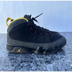 Nike Men’s Air Jordan 9 Retro Size 12 Dark Charcoal University Gold |CT8019-070|